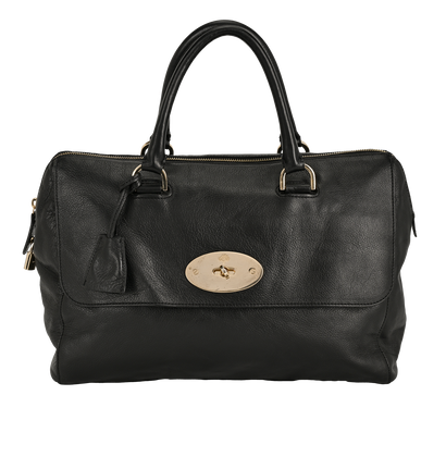 Del Rey, &pound;250, Handbags, Black, Leather, Front view
